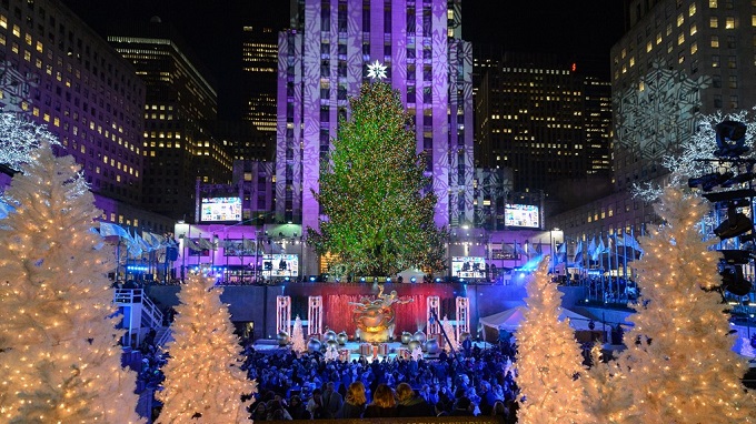 ニューヨーク クリスマス モミの木