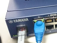 YAMAHA RTX1210 SWX2200-8G VLAN環境でPingを行う