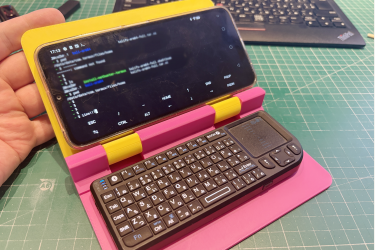 余ったスマホとキーボードで小さいSSH端末を作ろう